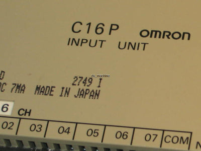 New Omron C16P-ID Input Expansion Unit 24VDC
