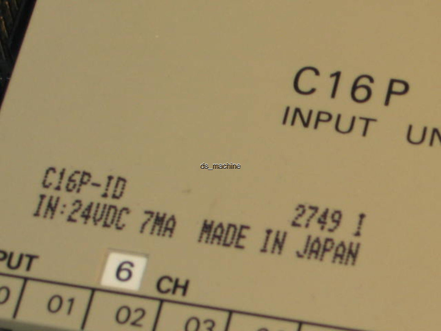 New Omron C16P-ID Input Expansion Unit 24VDC