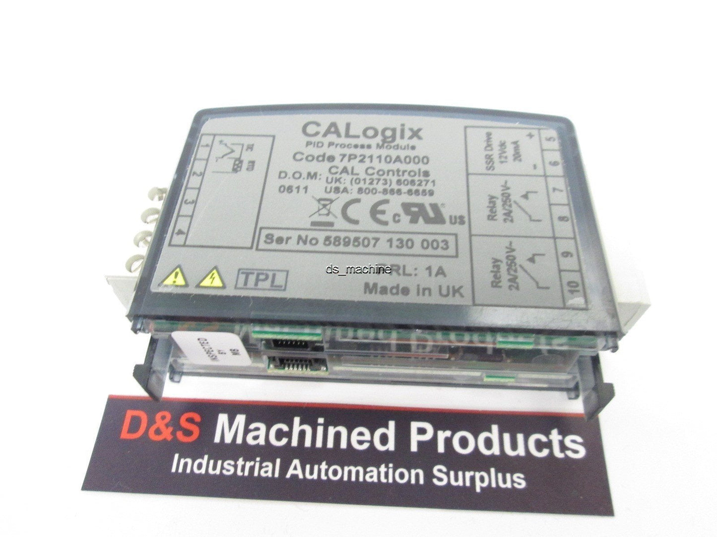 Used CAL Controls 7P2110A000 PID Process Module CALogix
