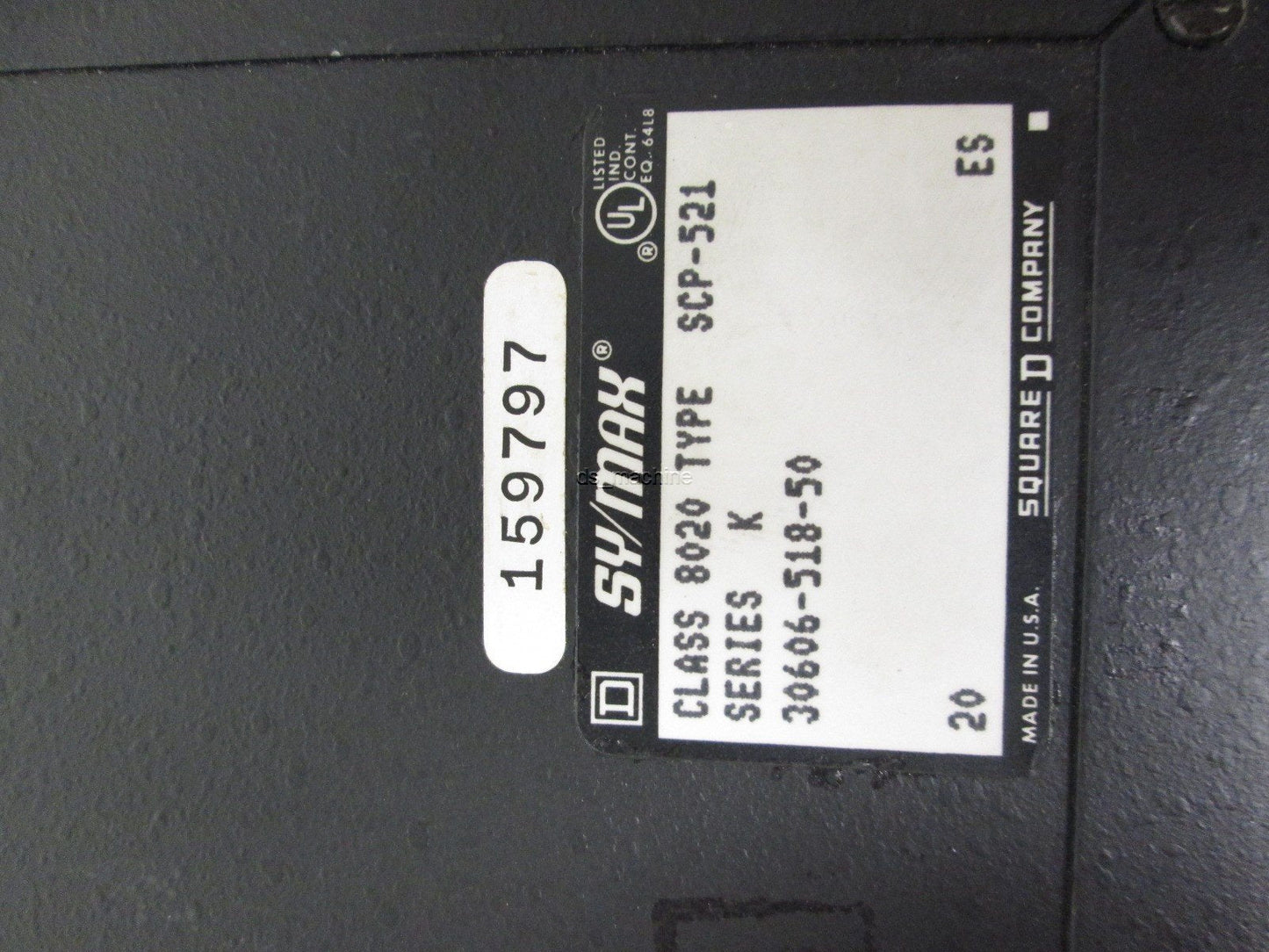 Used Square D 8020 SCP-521 Ser. K Sy/Max Model 500 PLC CPU Processor *No Key*