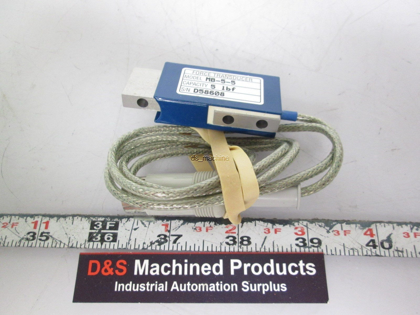 Used Instrumentors MB-5-5 Force Transducer 5 lbf Capacity 3mV/V Output 10VDC Exci