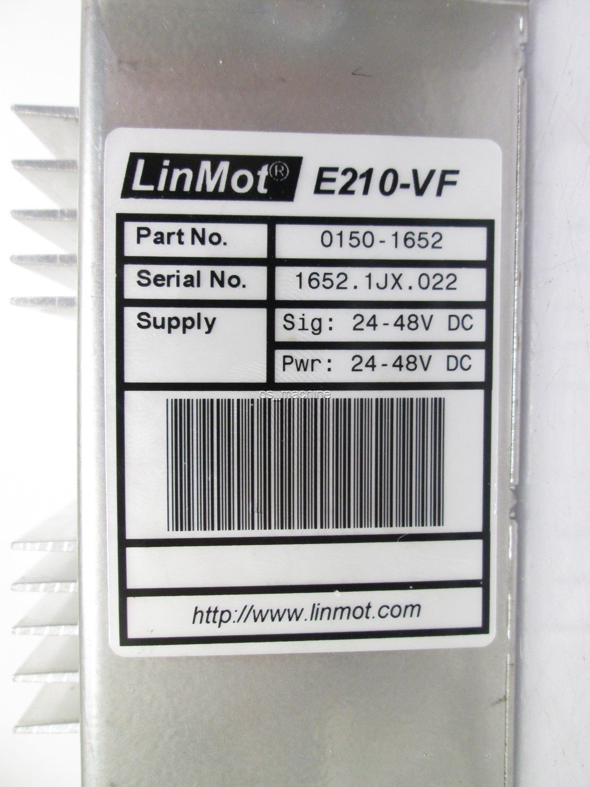 Used LinMot E210-VF Force Velocity Servo Amplifier 24-48VDC D-Sub 9-Pin COM Port