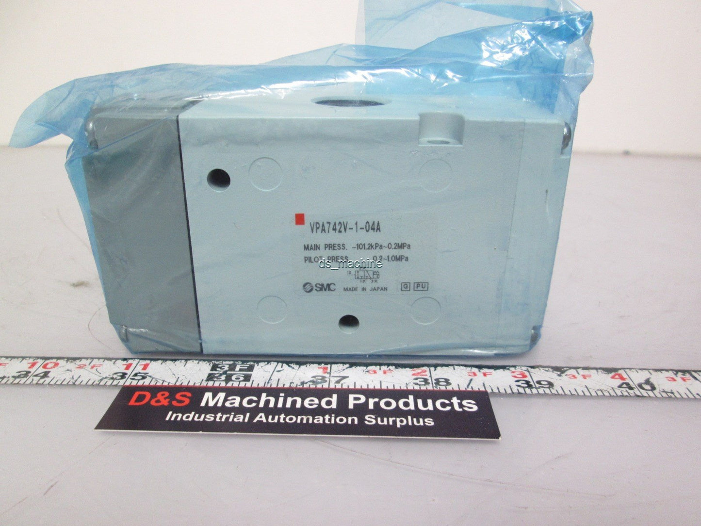 New SMC VPA742V-1-04A Vacuum Solenoid Valve 1/2" Port NC -100kPa to 0.2MPa