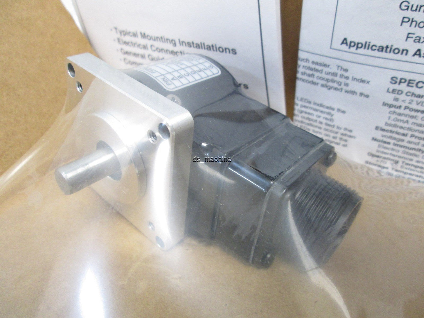 New Dynapar H22204B104143PS Encoder, 5-26V, 7-Pin, 3/8" Shaft