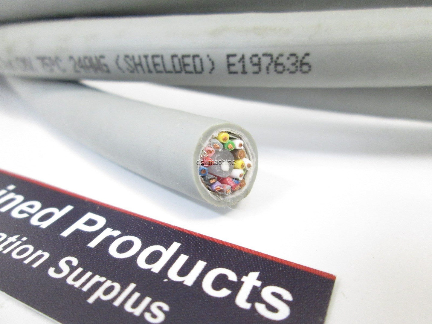 Used Parker 10963123-8000 Cable Assembly, 17-Pin (cable has been cut)