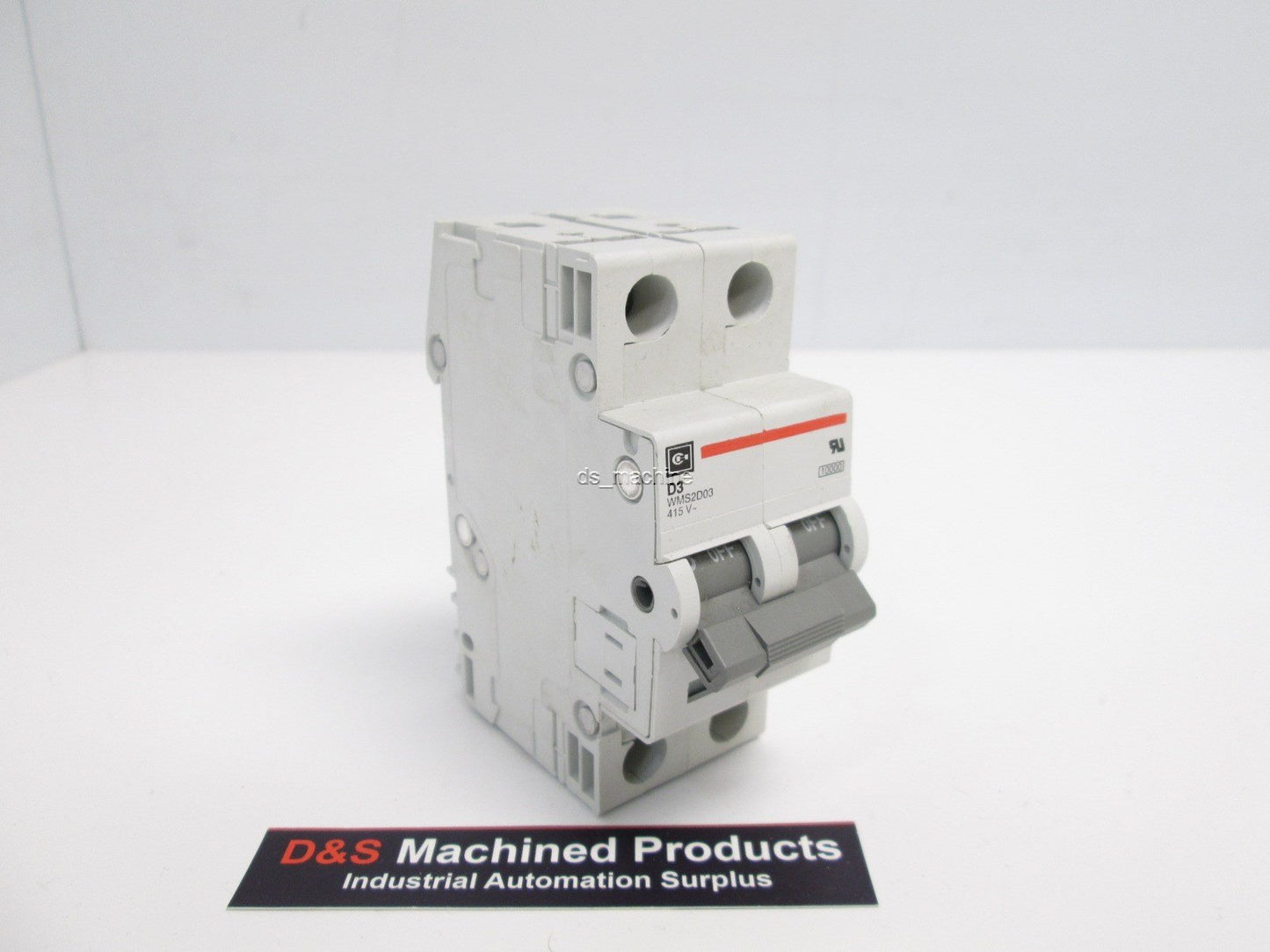 Used Cutler-Hammer WMS2D03 Circuit Breaker, 2Pole, 3Amp, 415V