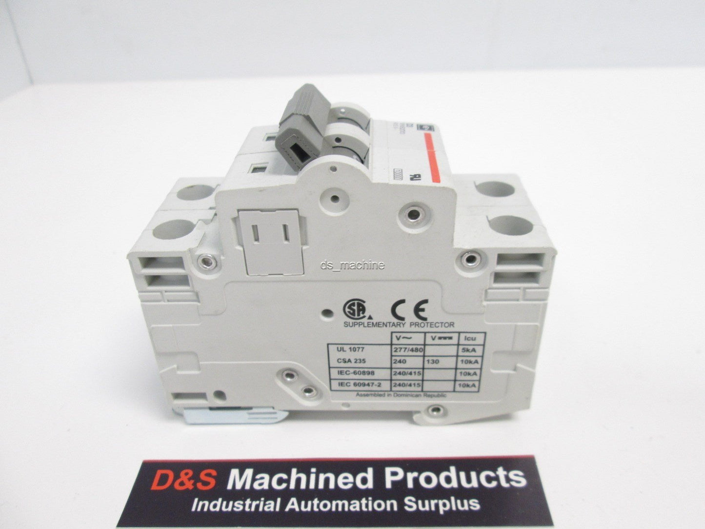 Used Cutler-Hammer WMS2D03 Circuit Breaker, 2Pole, 3Amp, 415V