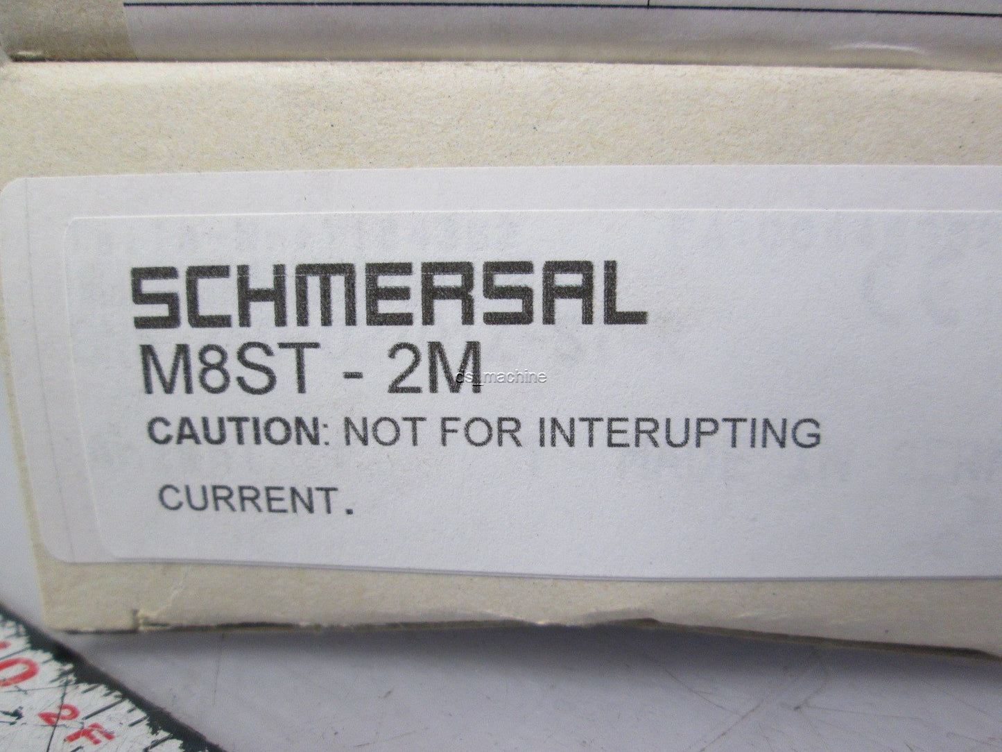 New Lot of 2 New Schmersal M8ST-2M Straight Connection Cables 2m Length