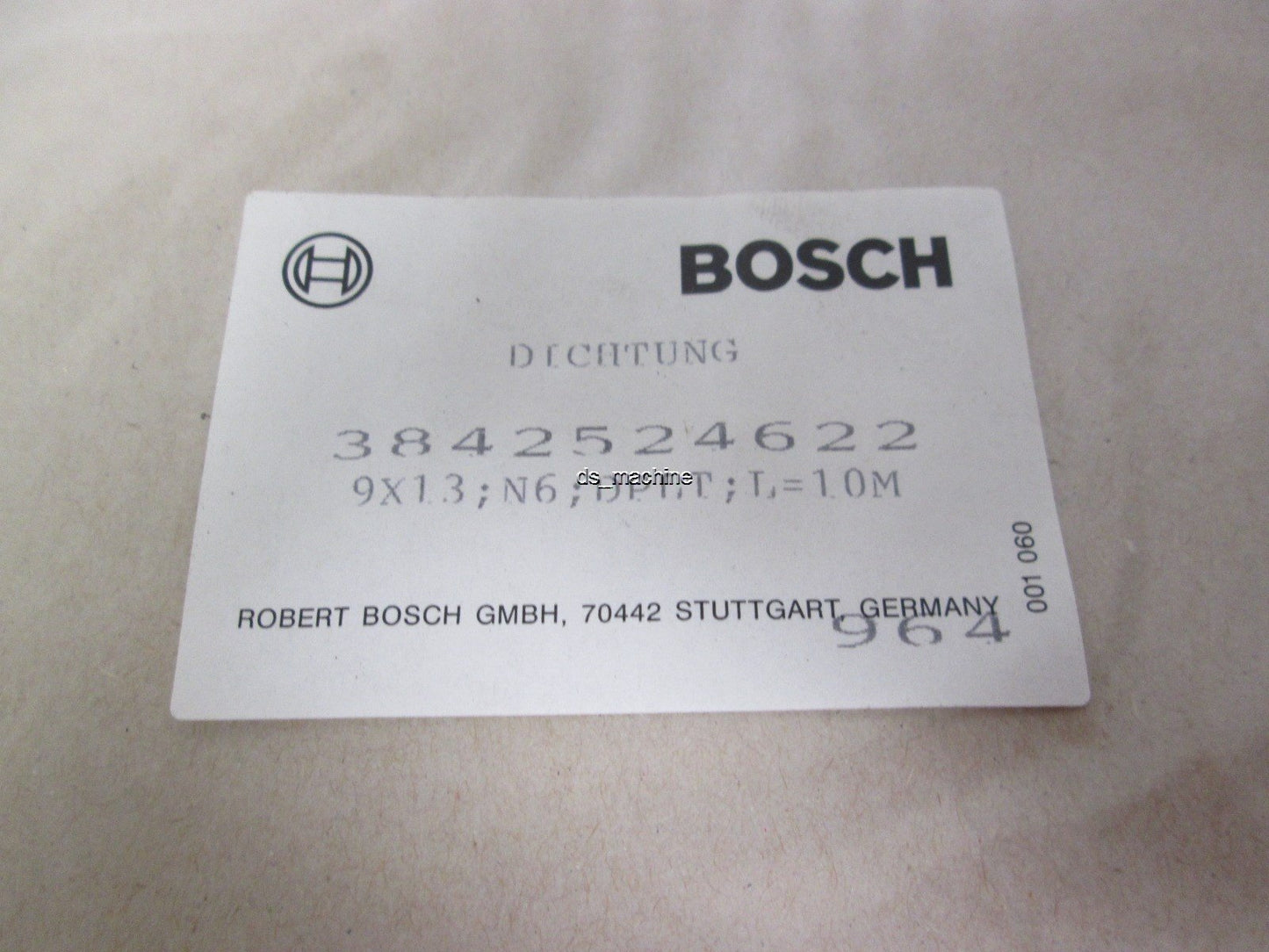 New Bosch 3 842 524 622 6mm Aluminum Extrusion Door Seal 10m Length Style B
