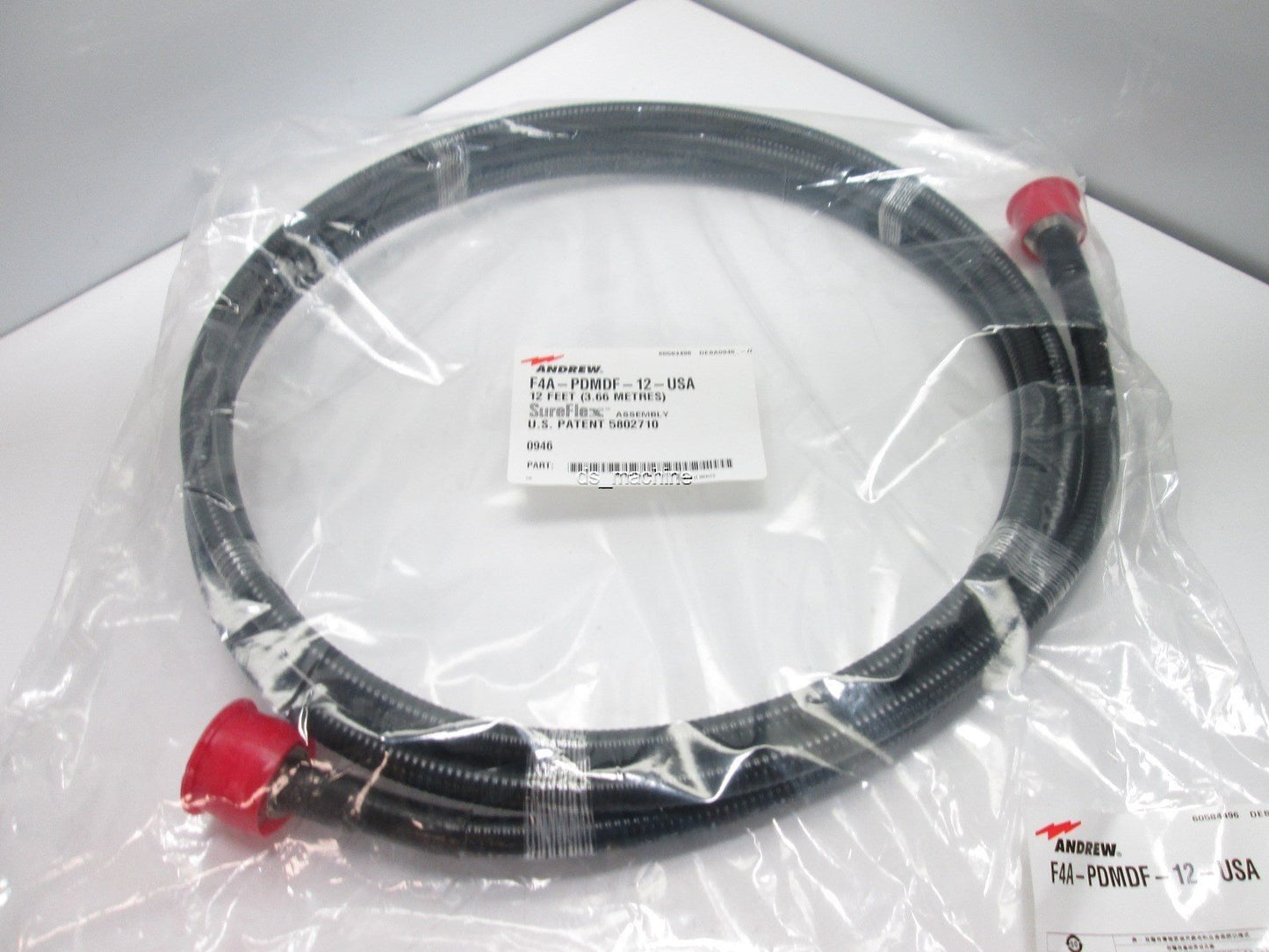 New Andrew F4A-PDMDF-12 SureFlex Assembly Cable 12FT -NEW