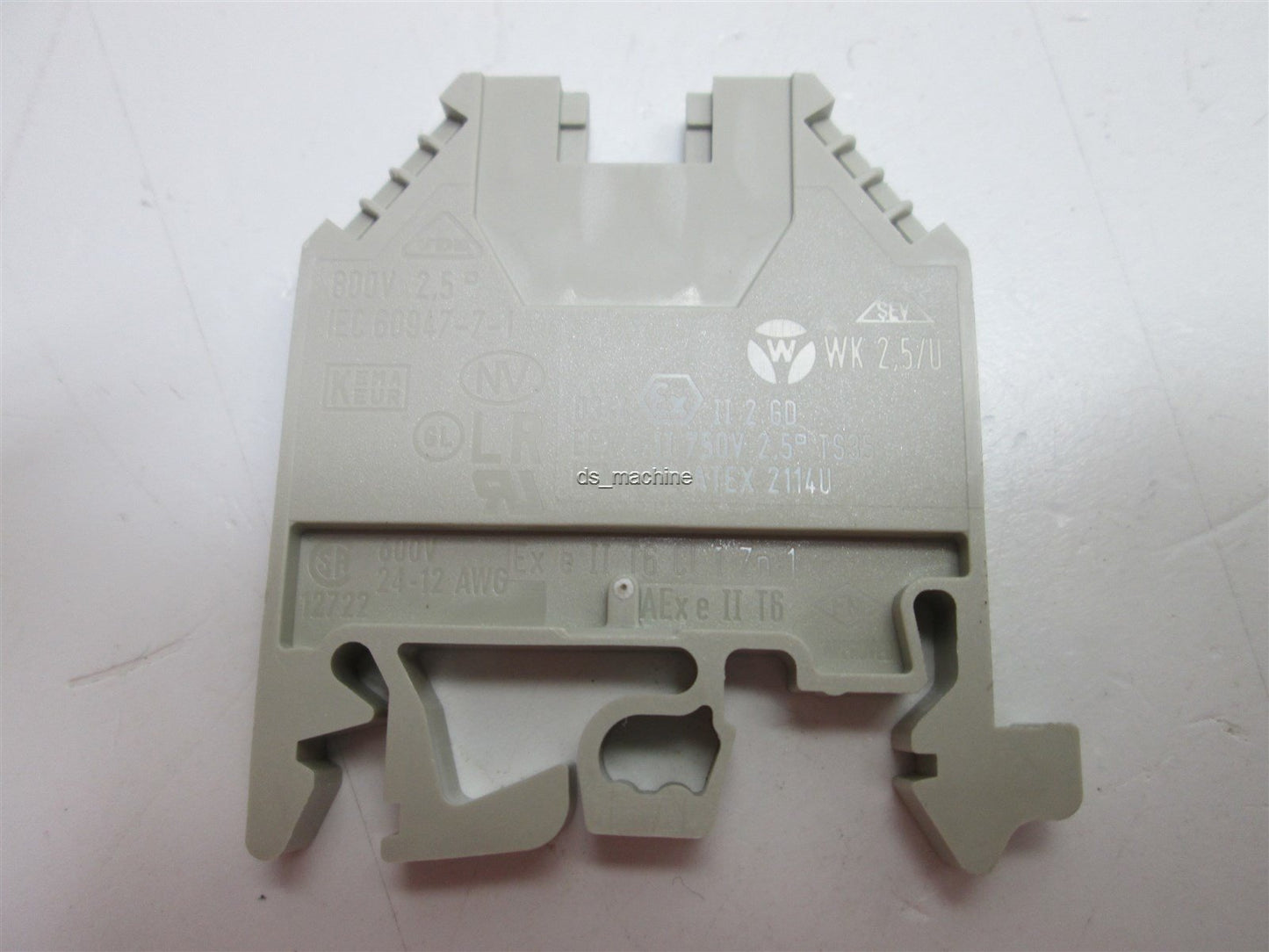 New Lot of 40 Weidmuller WK2.5 2.5mm 20A 600V 12 to 24 AWG Terminal Block