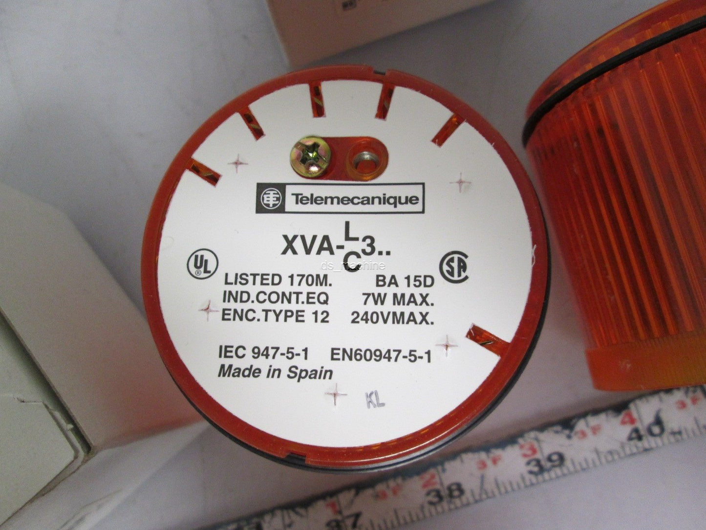 New Lot of 2 Telemecanique XVAC351 Light Stack Lens Amber