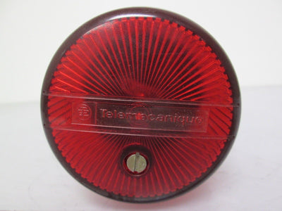 Used Telemecanique XVAL74C024 Stack Light Tower Strobe Light Red Lens 24VDC