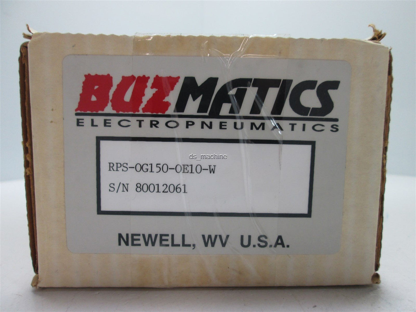 New Buzmatics RPS-0G150-0E10-W Remote Pressure Sensor 300PSI 15-24 VDC