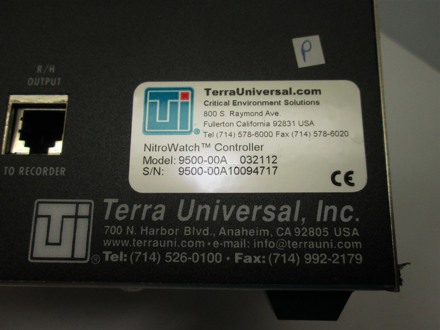New Terra Universal 9500-00A Nitro Watch Controller