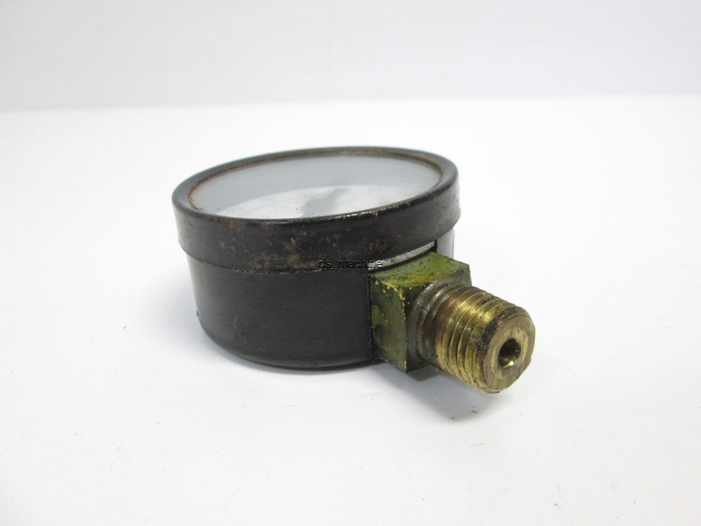 Used Plast-o-matic Pressure Gauge, 0-60PSI, 1/4"NPT, 2.12" Dia. Dial