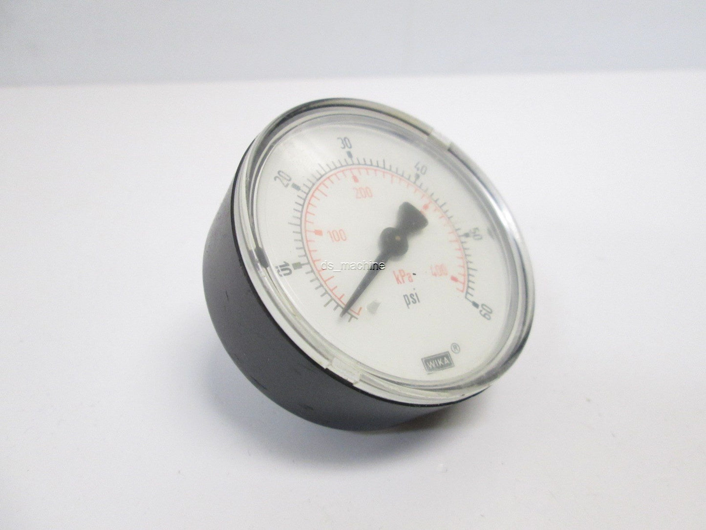 Used Wika Pressure Gauge, 0-60PSI, 1/4"NPT, 2.44" Dia. Dial
