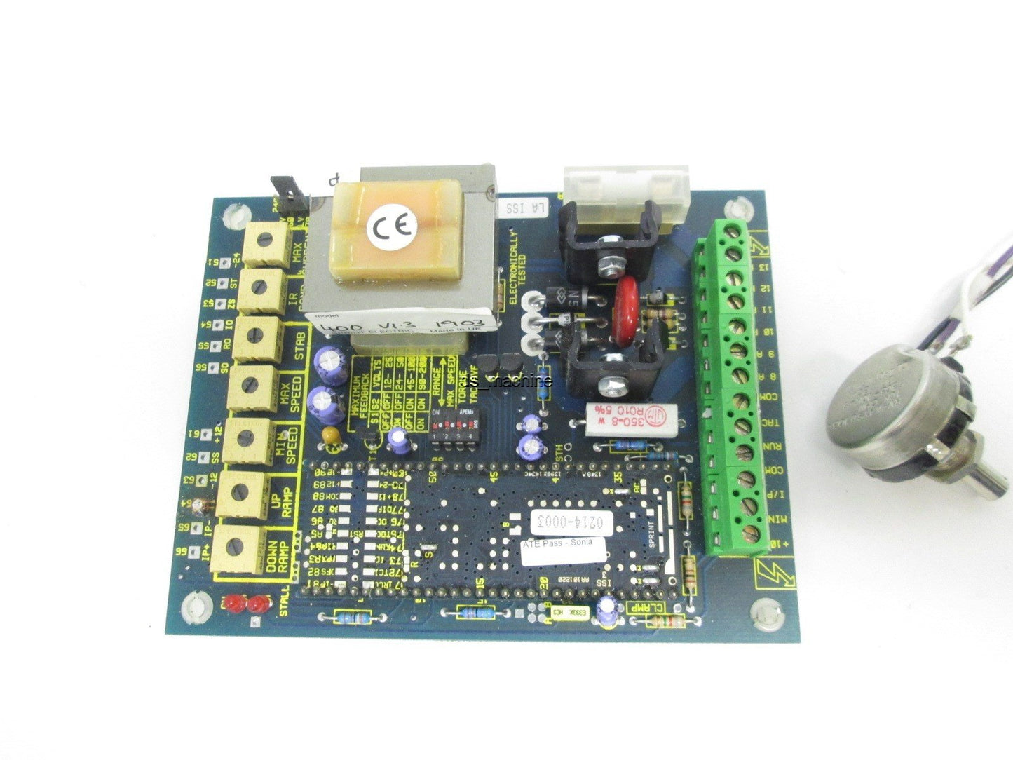 Used Bardac 400 DC Drive, 110/240VAC IN, 90/180VDC OUT, 4Amps, 0.55KW