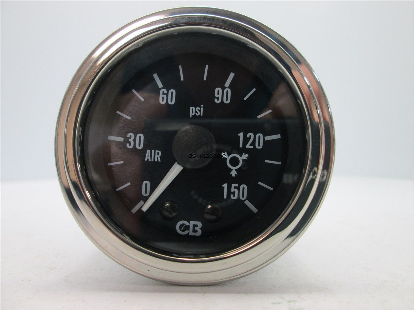 Used CB 0-150 PSI Pressure Gauge 42.5 MM 1/8 NPT
