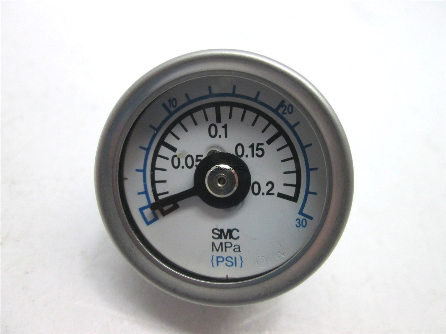 Used SMC Pressure Gauge, Range: 0-1MPa, 0-150PSI, 1/8" NPT