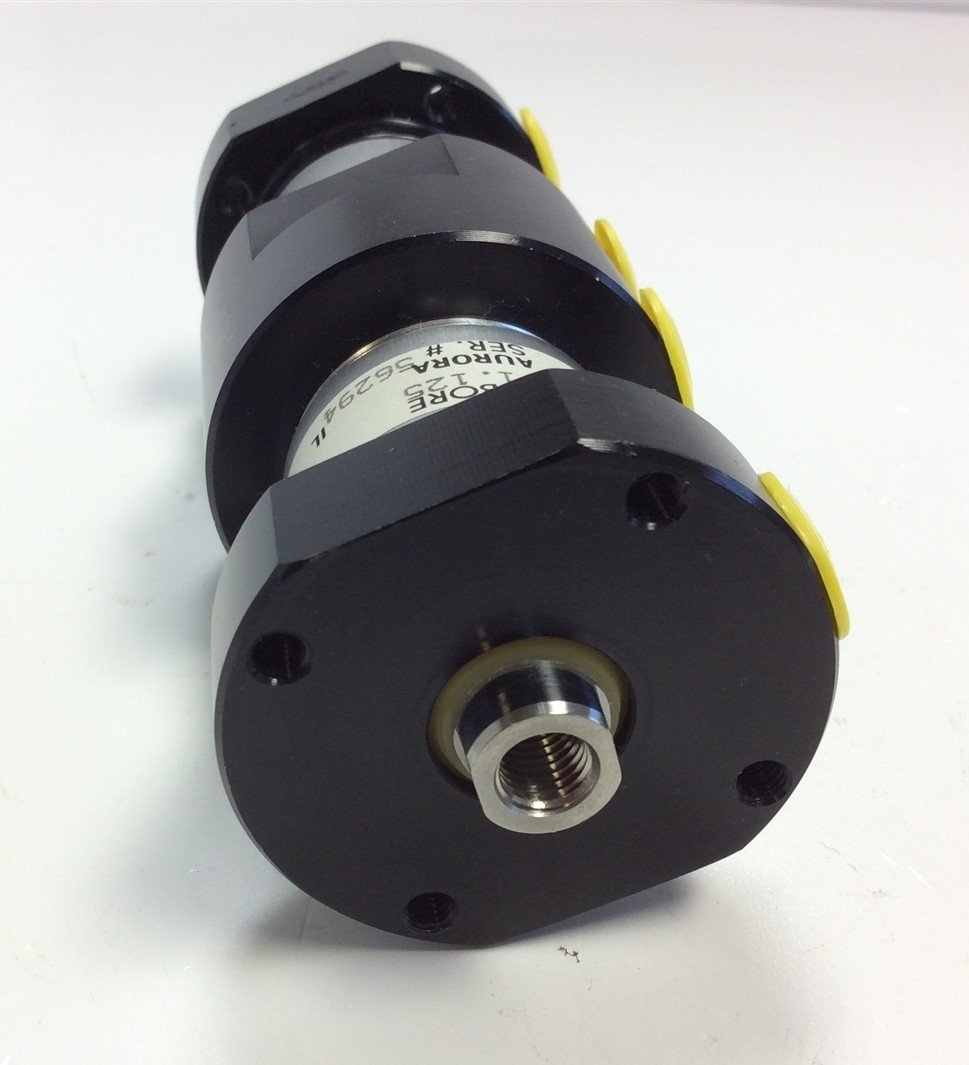New – Open box Aurora 115MA18C3EF4 3/8" Stroke, 200PSI Max, 4x Ports 1/8" NPT Double Acting