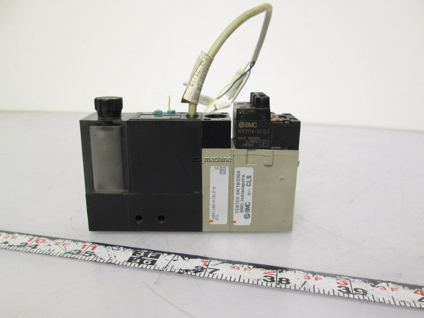 Used SMC NZX1102-K15lZ-D 21L Vacuum Ejector -101kPa 12-24VDC NPN
