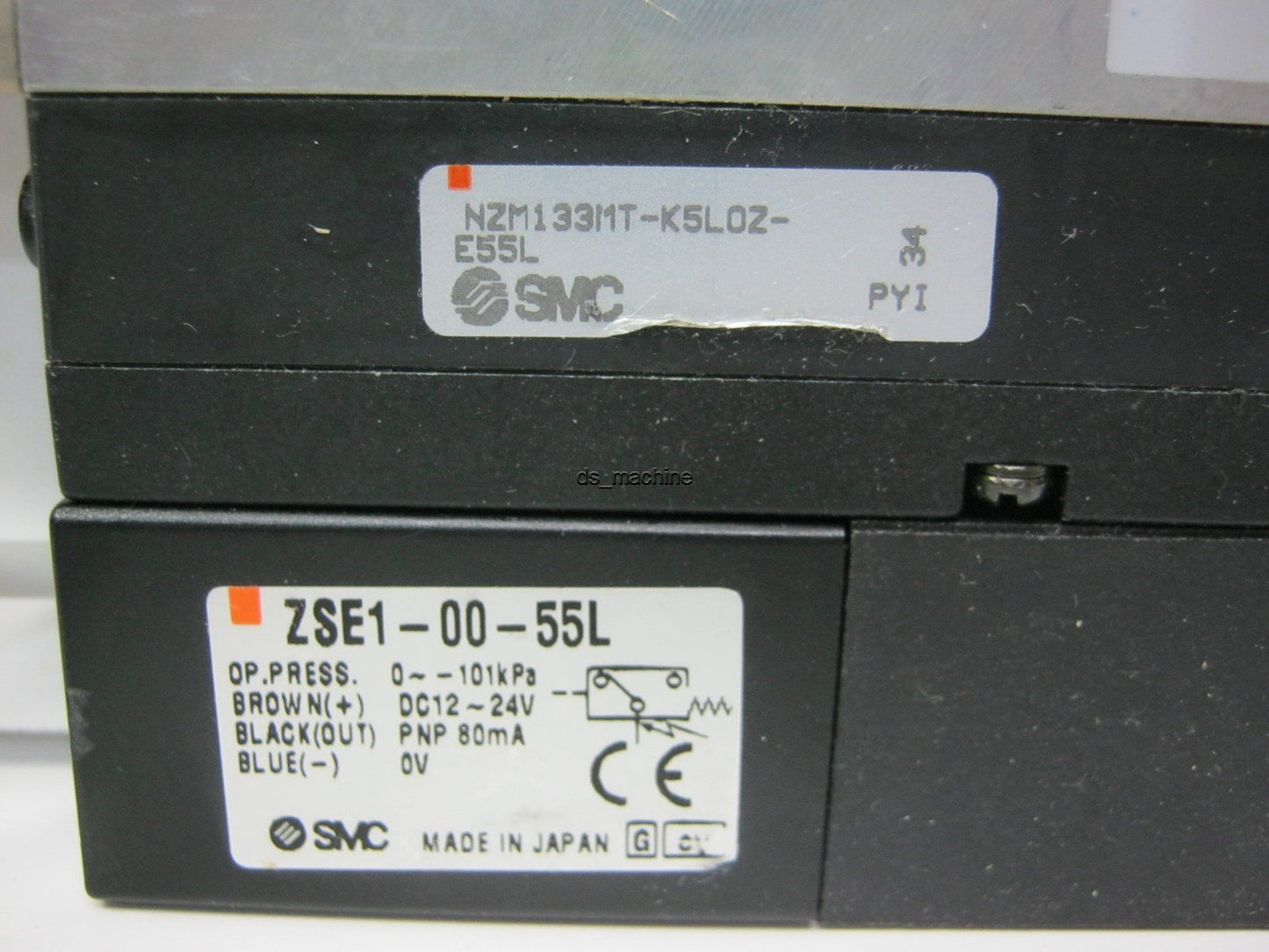 Used SMC NZM133MT-K5LOZ-E55L Vacuum Ejector 24VDC Solid State PNP