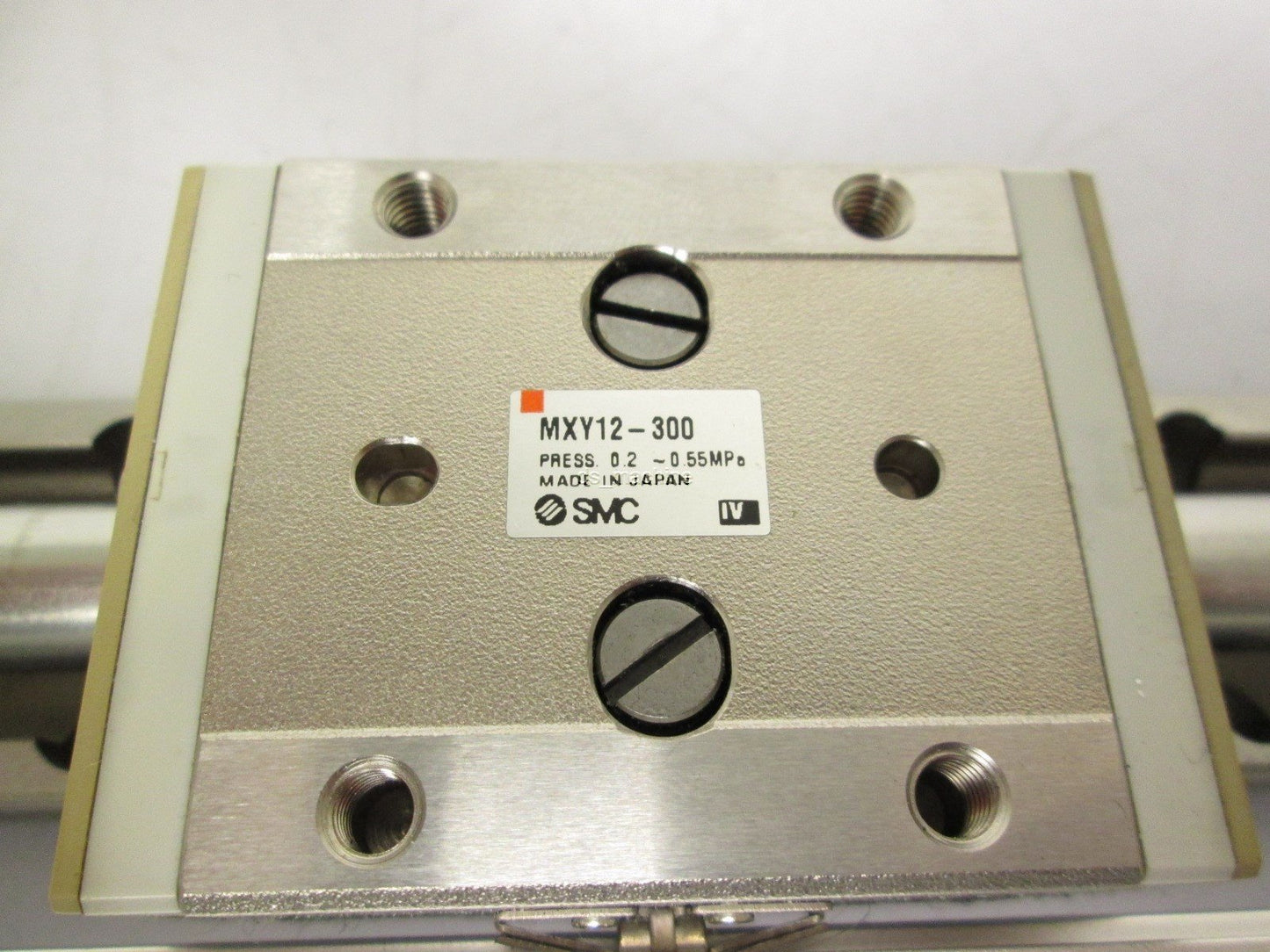 Used SMC MXY12-300 Pneumatic Slide 12mm Bore 300mm Stroke 0.55MPa 80PSI