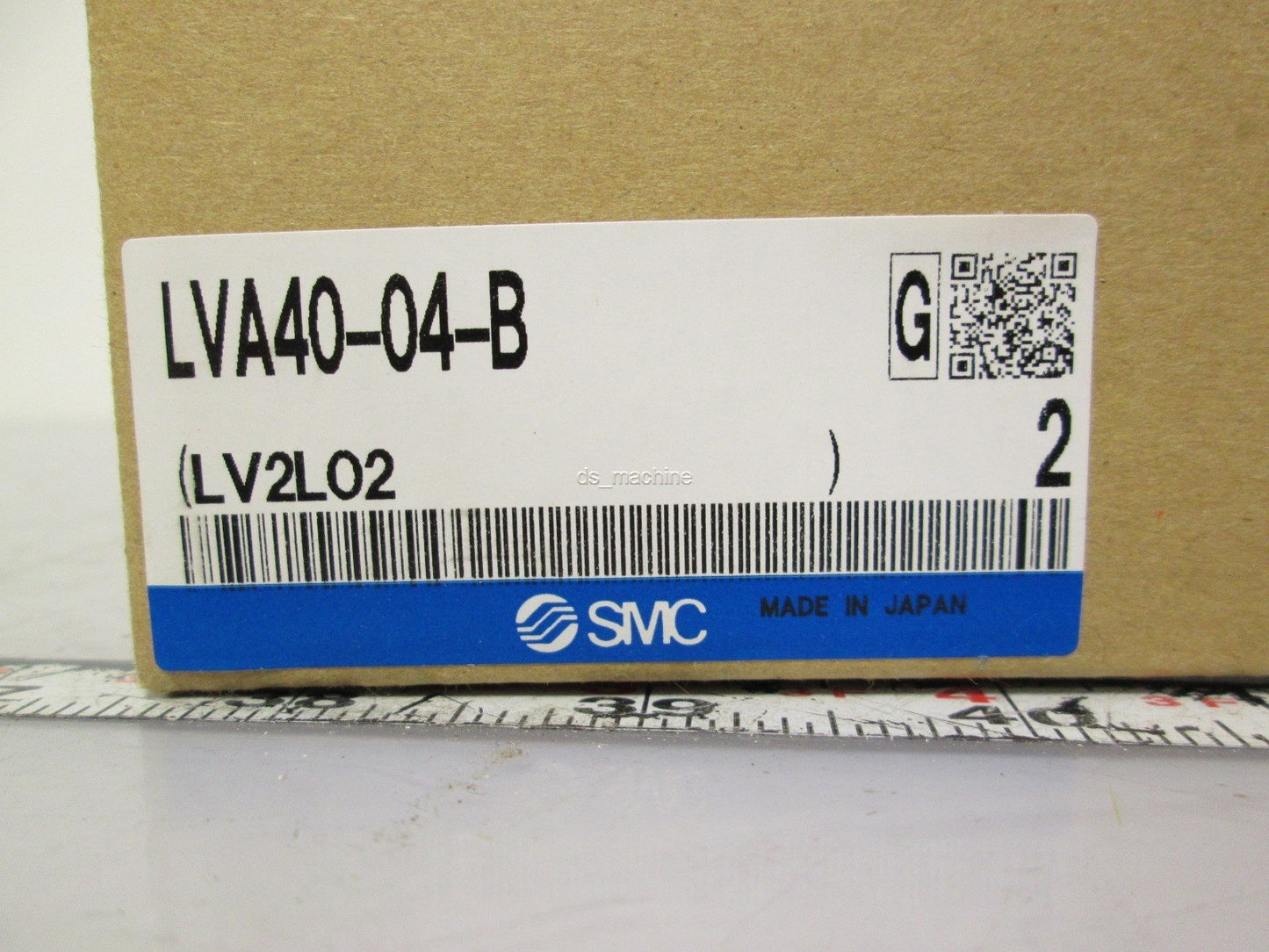 New Lot of 2 New SMC LVA40-04-B High Purity Pilot Actuated Valve 1/2" R Thread