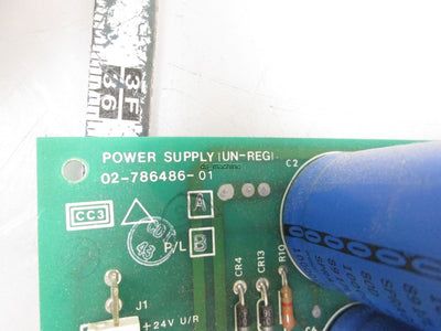 Used Emerson 02-786486-01 Rev. A Unregulated Power Supply Board