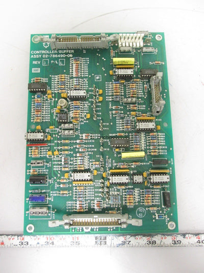 Used Emerson 02-786490-00 Rev. J Controller / Buffer Board