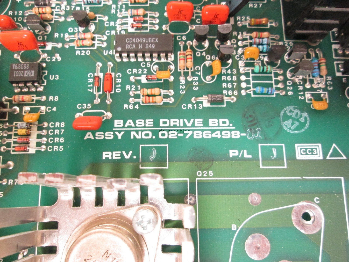 Used Liebert 02-786488-00 Rev. J Base Drive Board