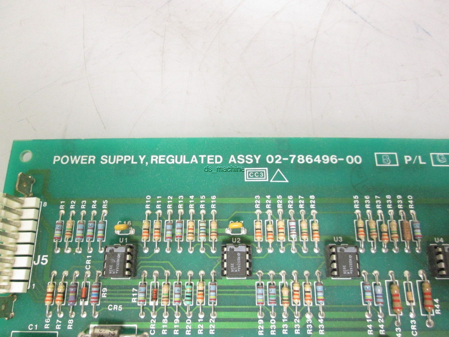 Used Emerson 02-786496-00 Rev. B Regulated Power Supply Board