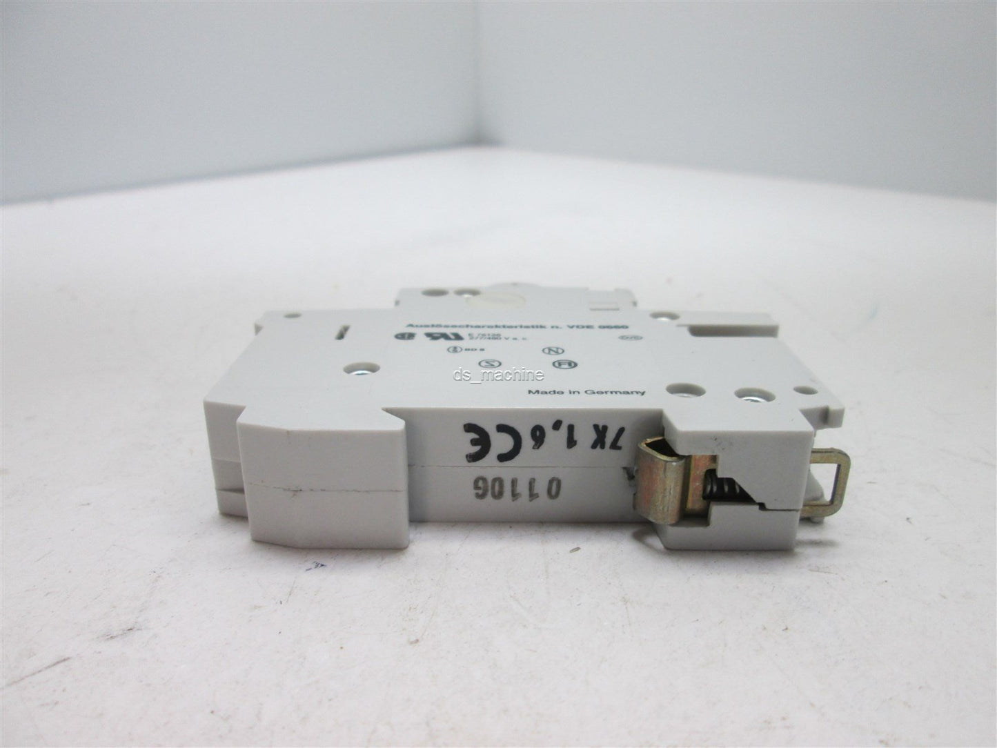 Used ABB S 271 K1.6A Single Pole Circuit Breaker 1.6A, 277/480VAC
