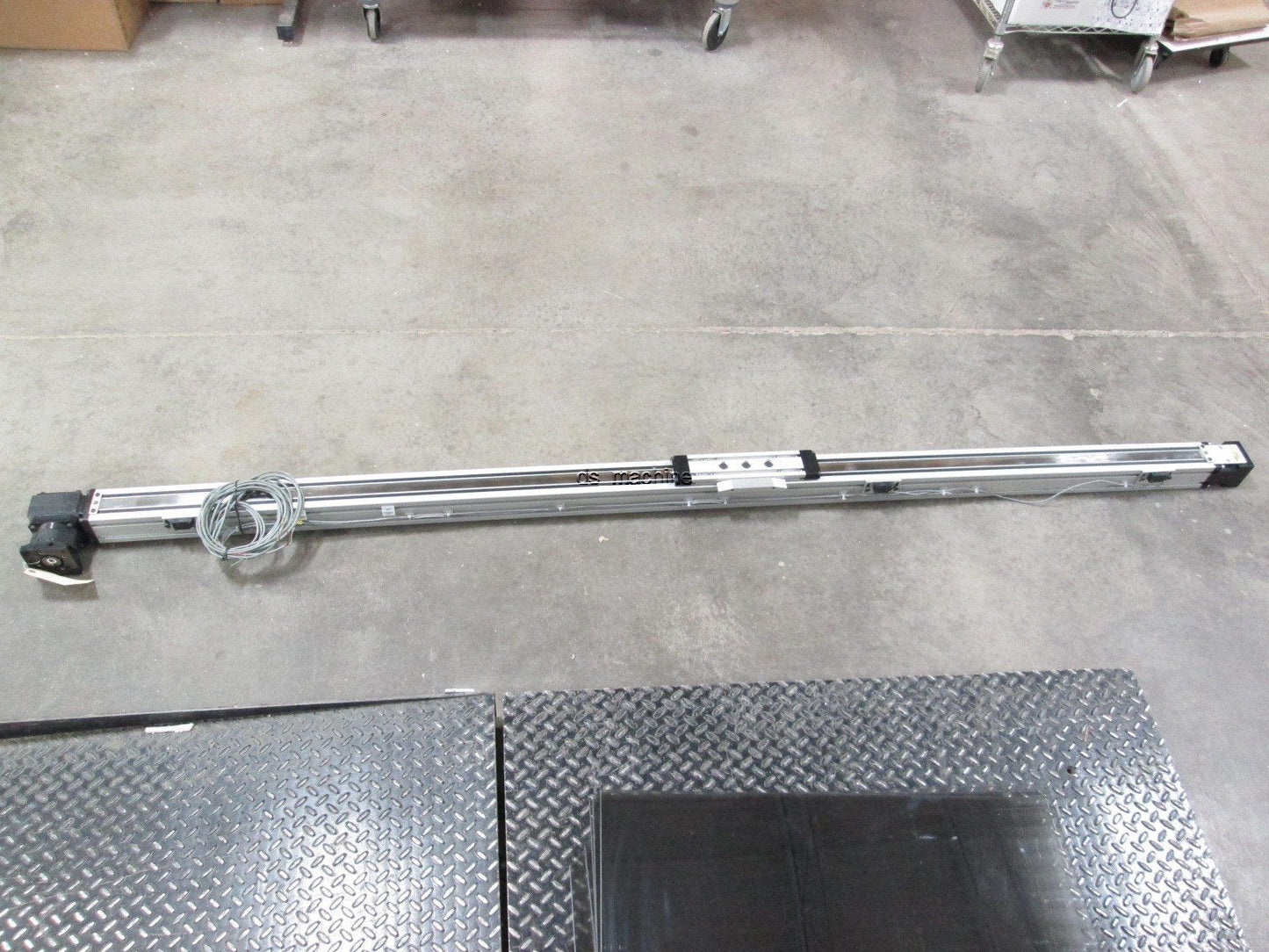 Used Parker HLE080 Linear Actuator 1830mm Travel 10:1 Reducer NEMA 34 Motor