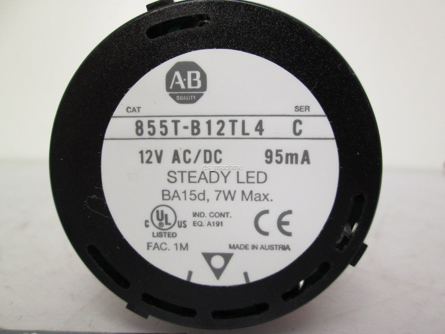 Used Allen Bradley 855T-B12TL4 Ser C LED Stack Light Module Red 12VAC/DC 95mA