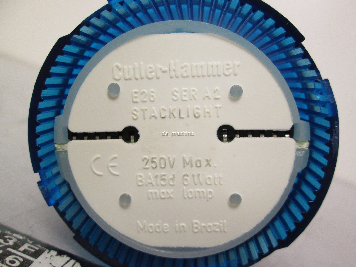 Used Cutler-Hammer E26XWWL6W-V2 Blue Stack Light Tower Module 24VAC/DC Incandescent