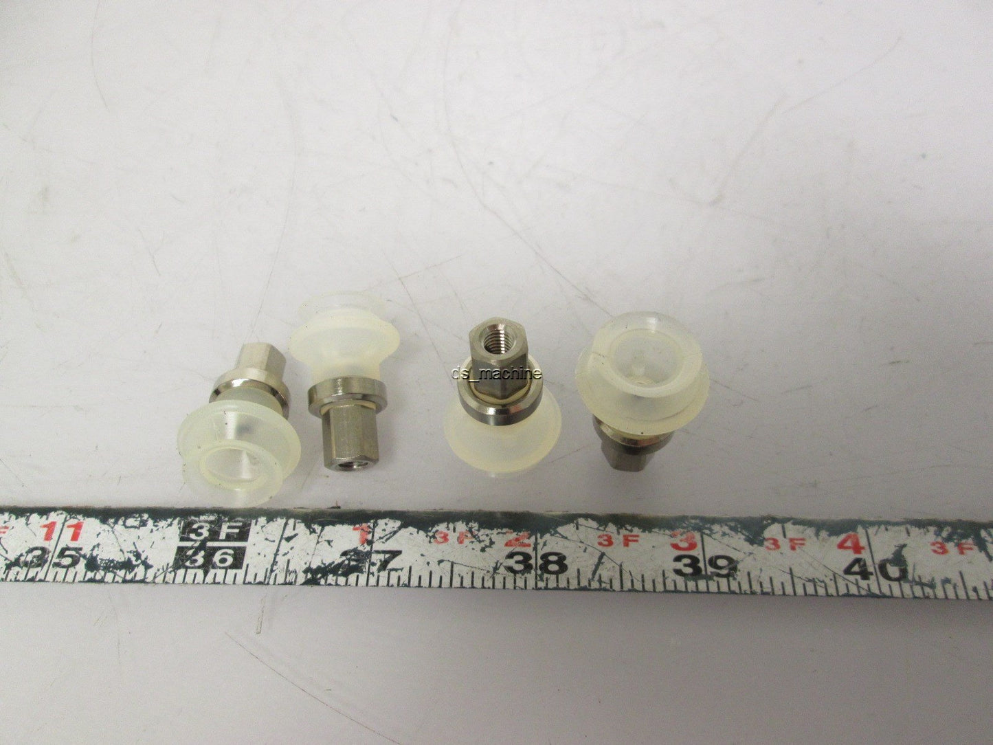 New Lot of 4 New SMC ZPT13BS-B5 Vacuum Bellows 13mm Pad M5x0.8mm Thread Silicon