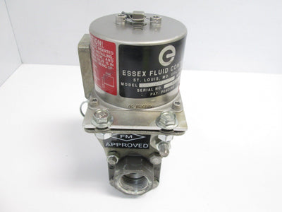 Used Essex 1DTHR0001CST SS Thermal Shut-Off, Heat Actuated Ball Valve, 165°F, 1"NPT