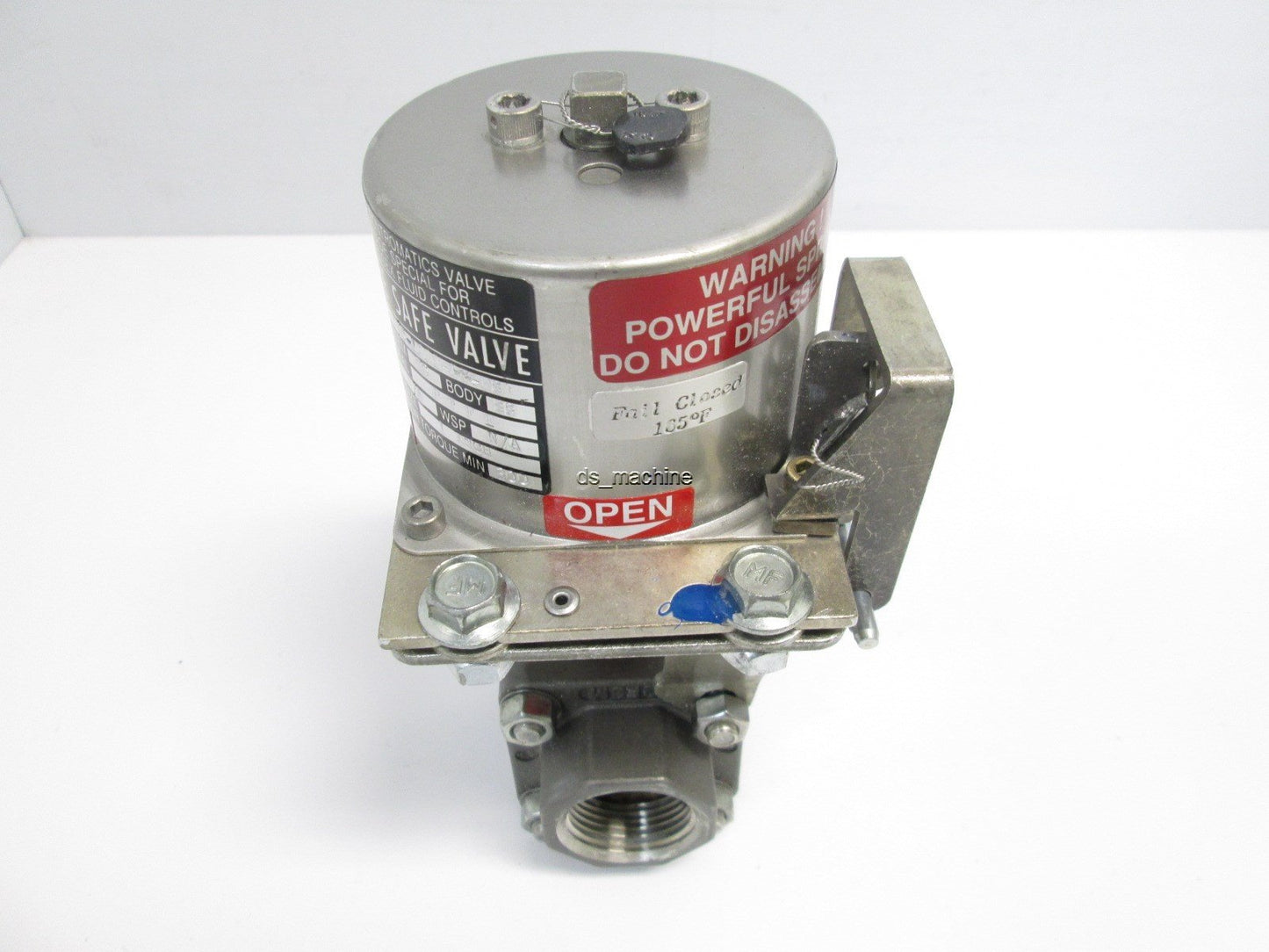 Used Essex 1DTHR0001CST SS Thermal Shut-Off, Heat Actuated Ball Valve, 165°F, 1"NPT