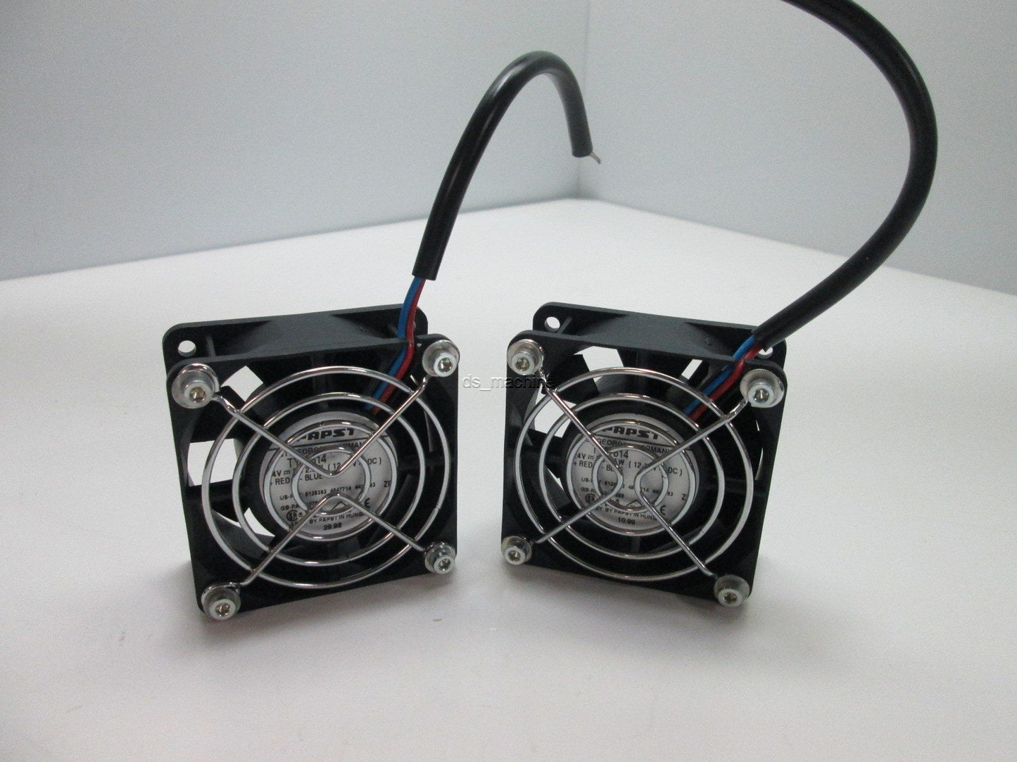 Used Lot of 2 Papst 614 Fans 24VDC, 2" x 2"