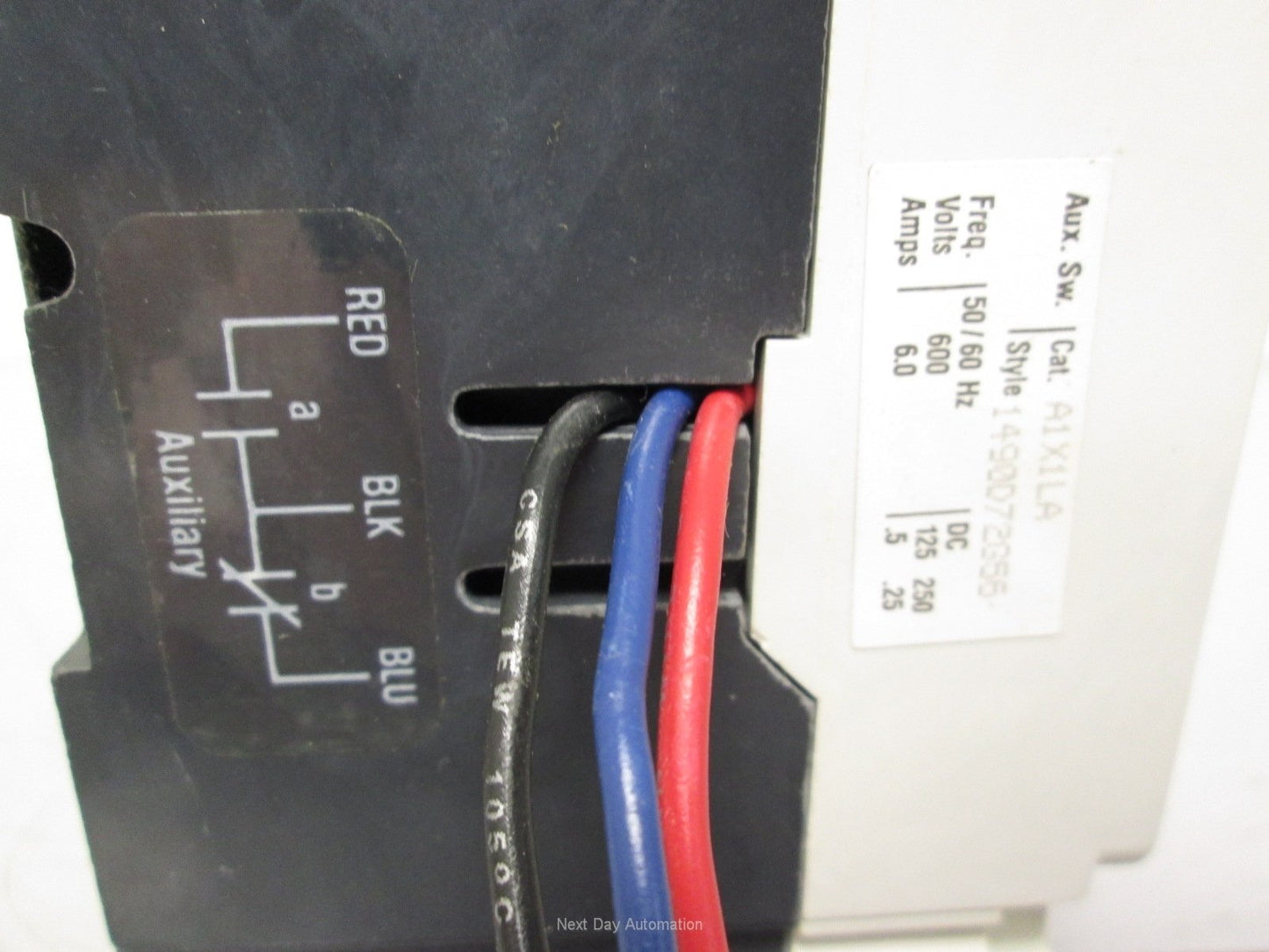Used Cutler-Hammer EHD3015A01 Circuit Breaker w/ Panel Mount Switch 15A 480VAC 3 Pole