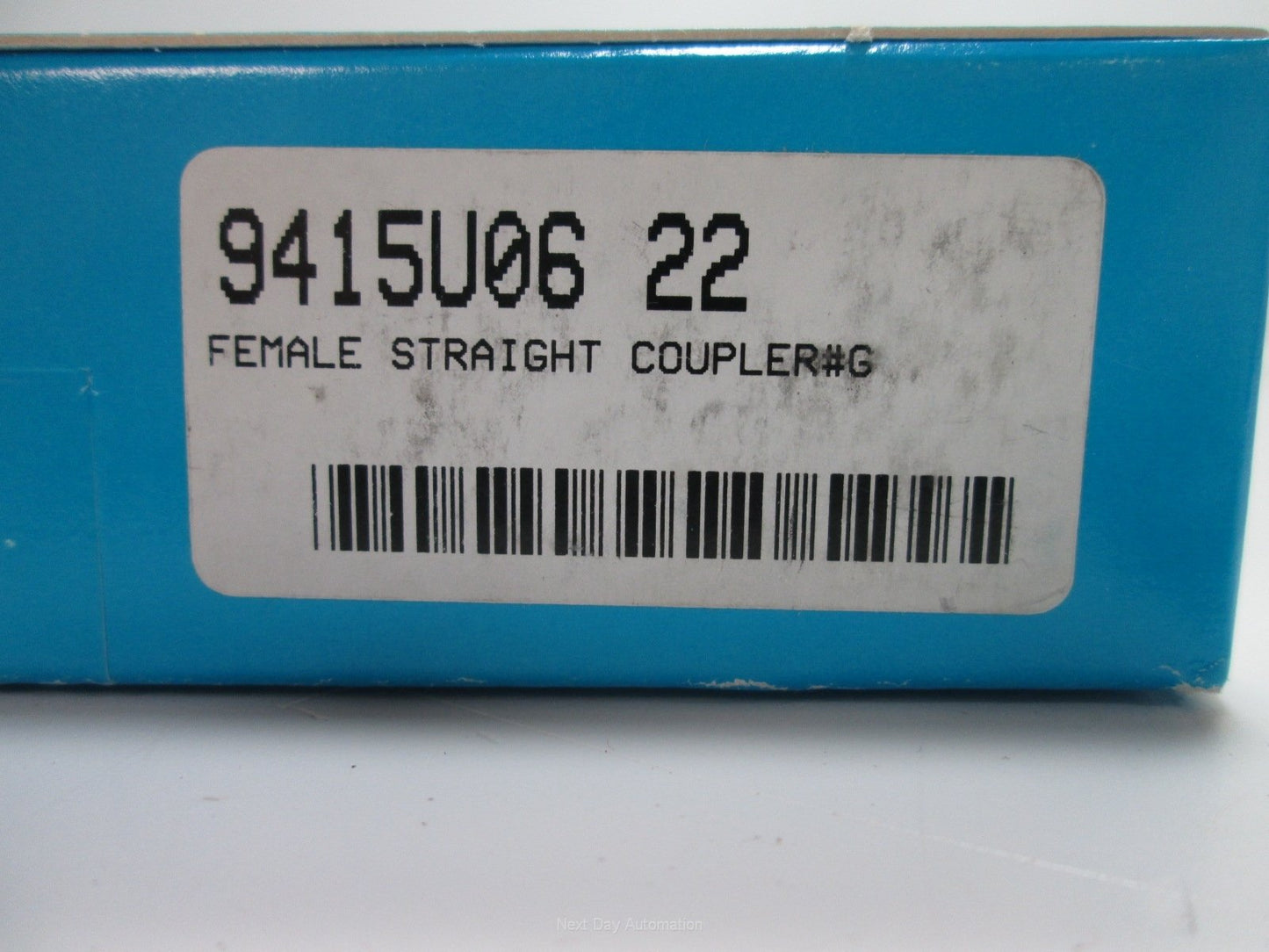 Used Legris 9415U06 22 Female Straight Coupler NPT 1/2