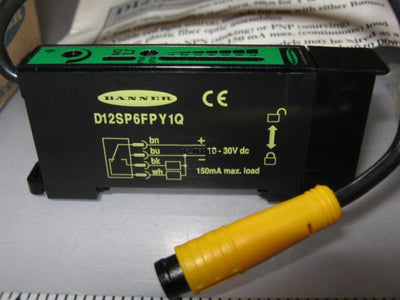 New Banner High Power Fiber Optics Module D12SPFPY1Q