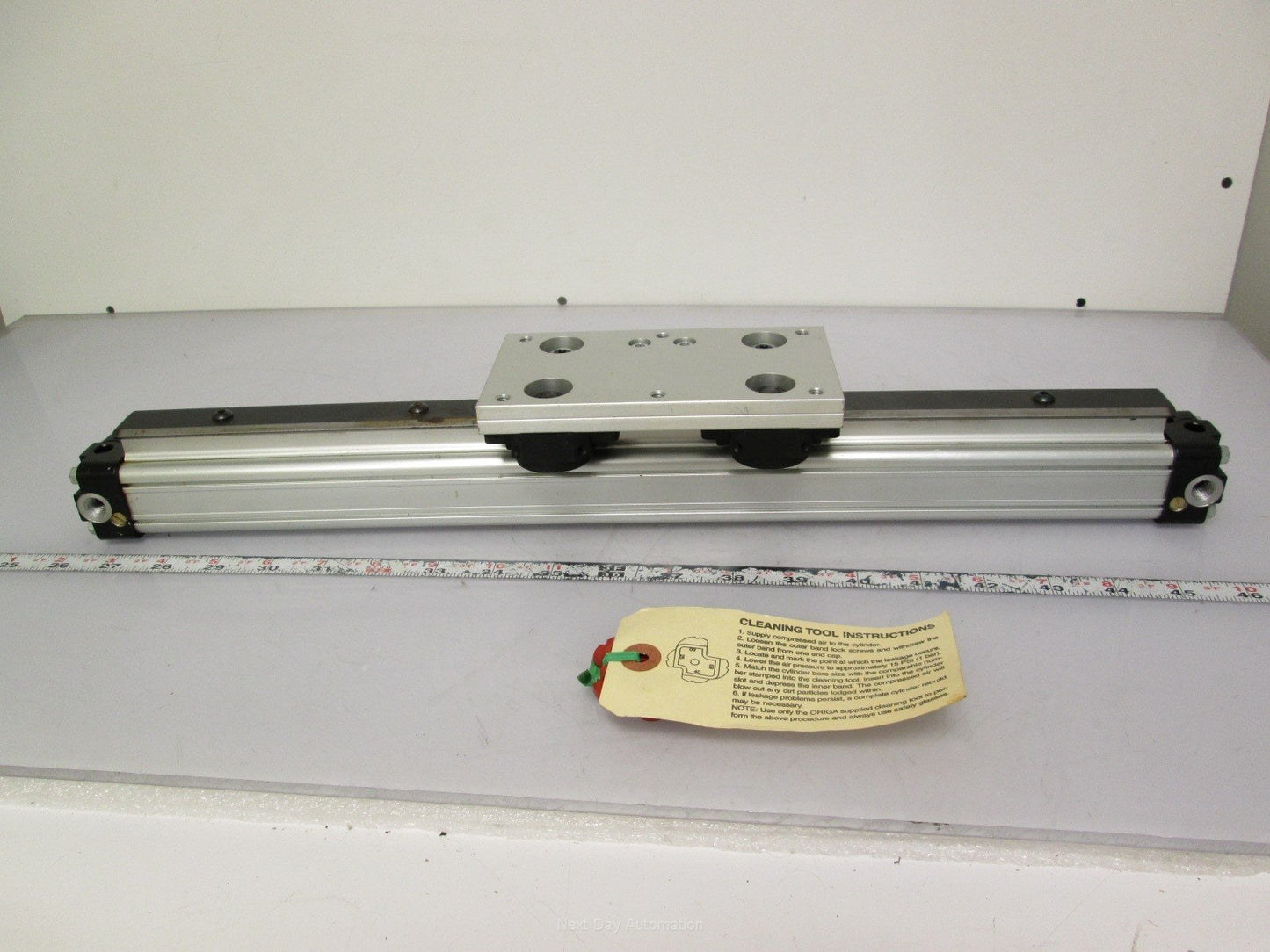New – Open box Hoerbiger 25-2021/PGX12-BM Rodless Cylinder Slide Table 25mm Bore, 12" Stroke