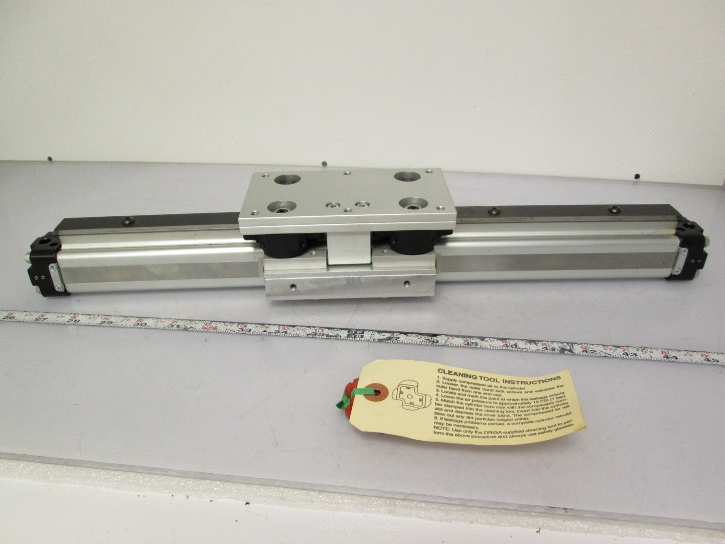 New – Open box Hoerbiger 25-2021/PGX12-BM Rodless Cylinder Slide Table 25mm Bore, 12" Stroke