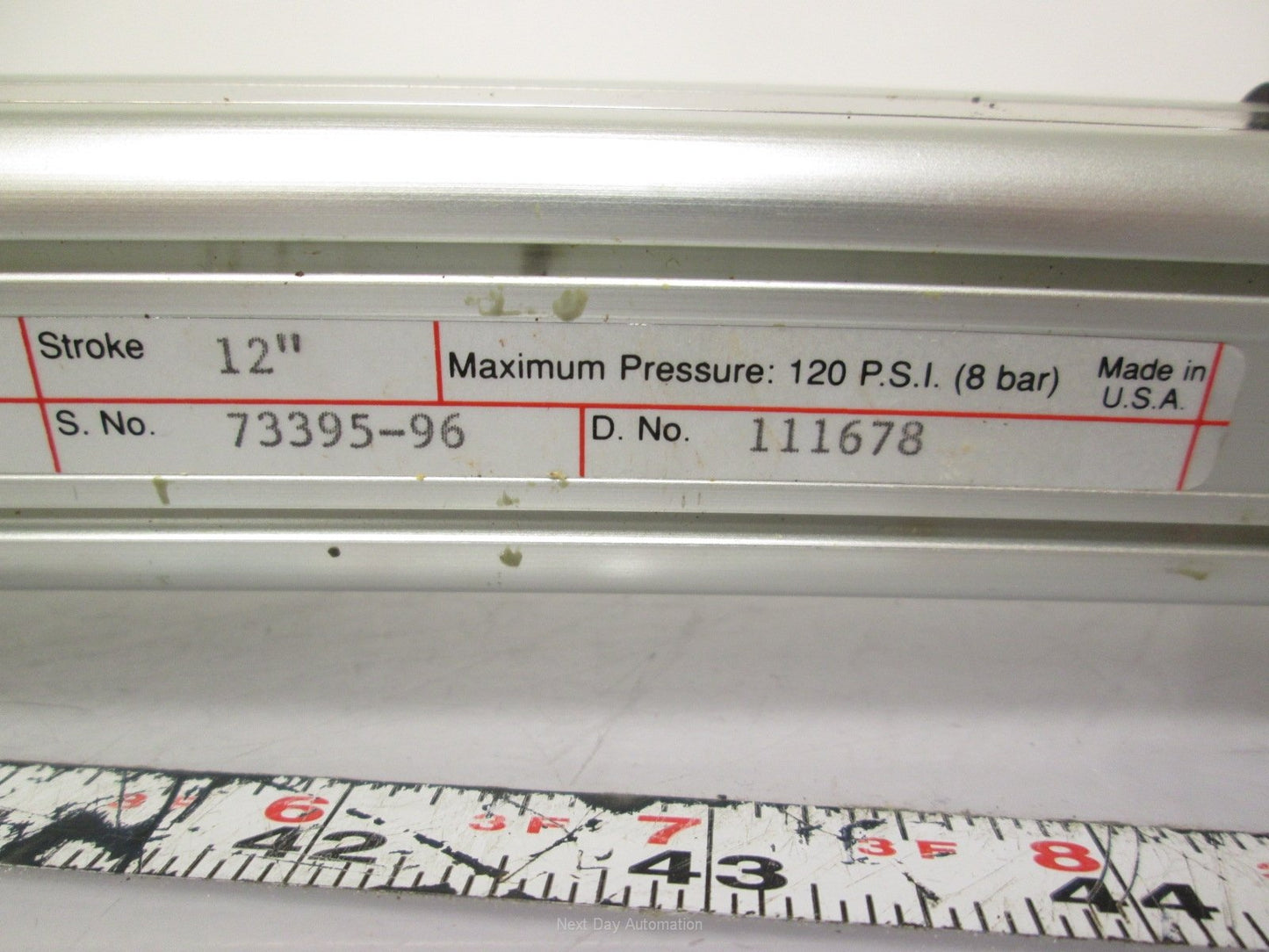 New – Open box Hoerbiger 25-2021/PGX12-BM Rodless Cylinder Slide Table 25mm Bore, 12" Stroke