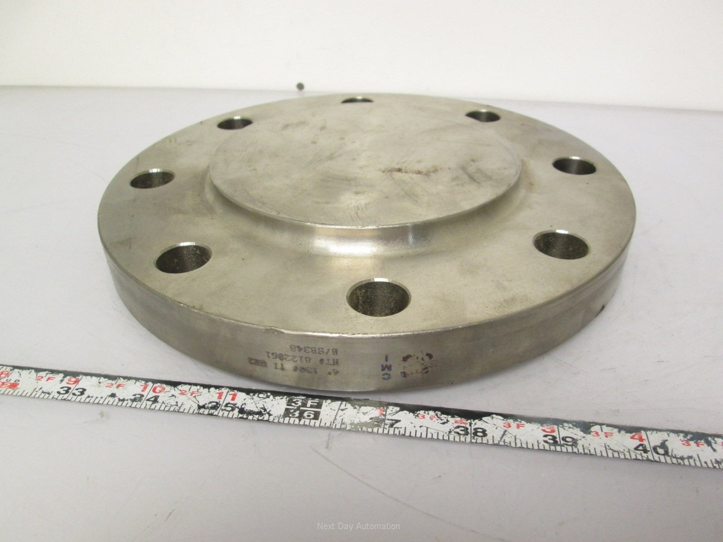 Used CMI 4" Titanium Flange Blank 150PSI Grade 2