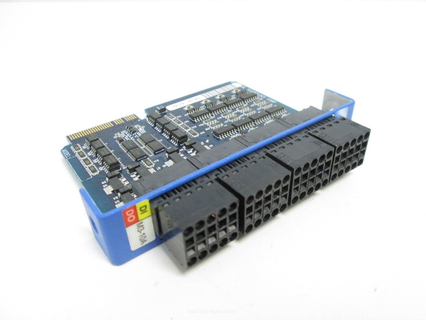 Used Control Technology M3-10A Blue Fusion I/O Module, 16 sinking in/out, NPN