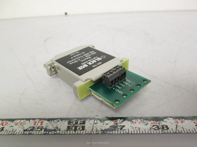 Used Black Box IC1520A-F Asynchronous RS-232 to RS-485 Converter 2-Wire 12VDC